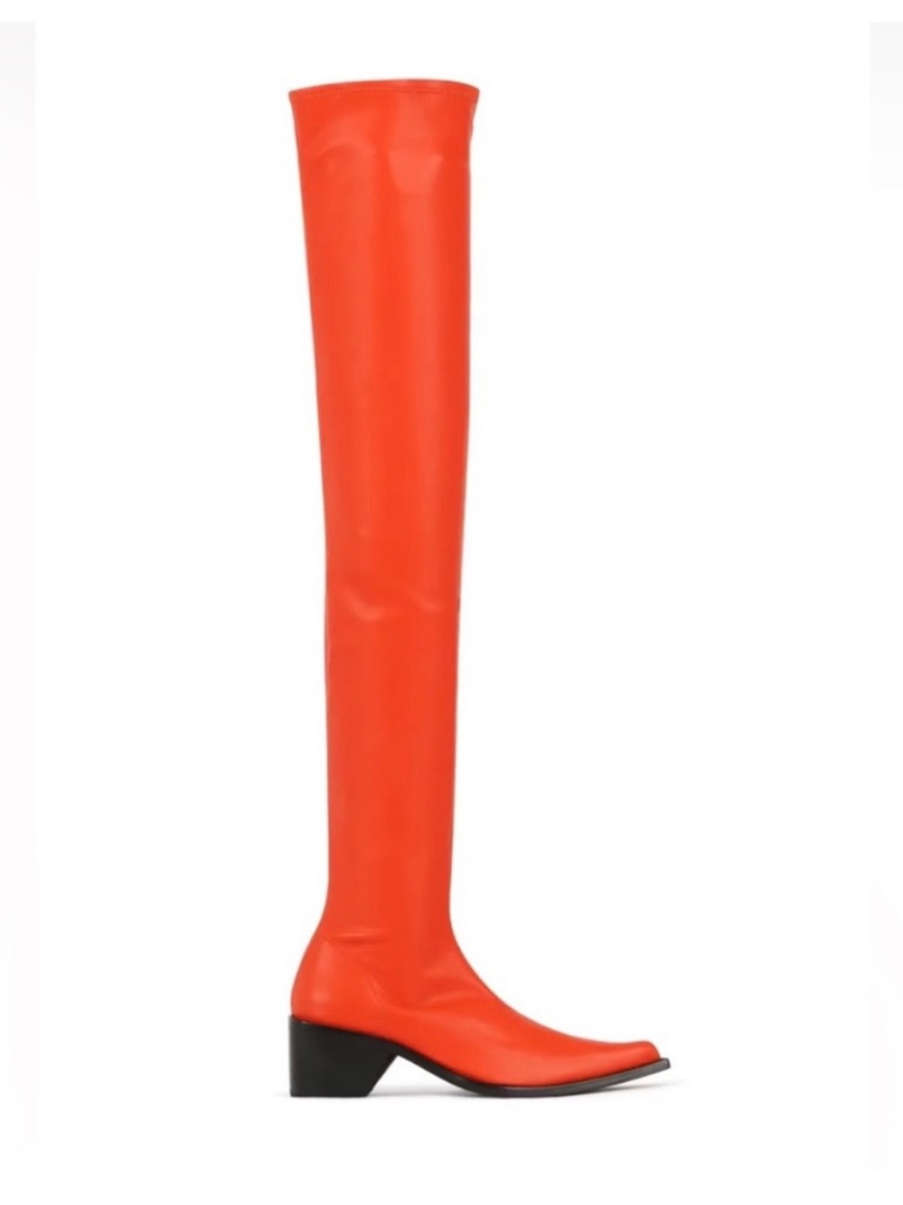 Simon Miller stretch tall Bandi boot Over-the-Knee in carnival red